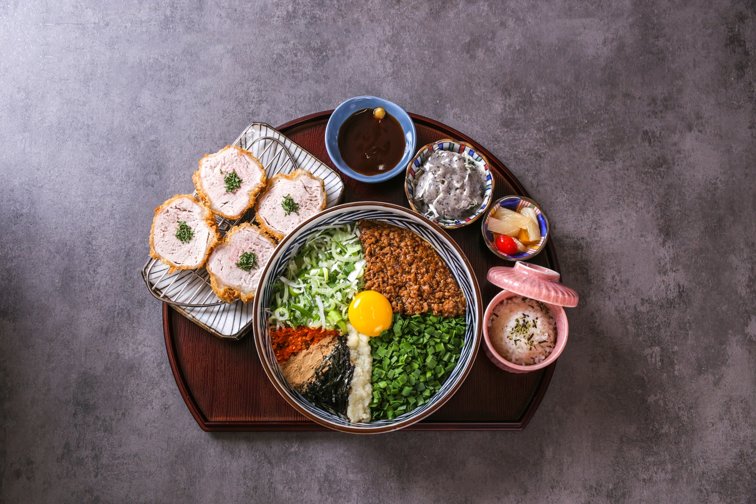 마제소바/돈카츠 세트
